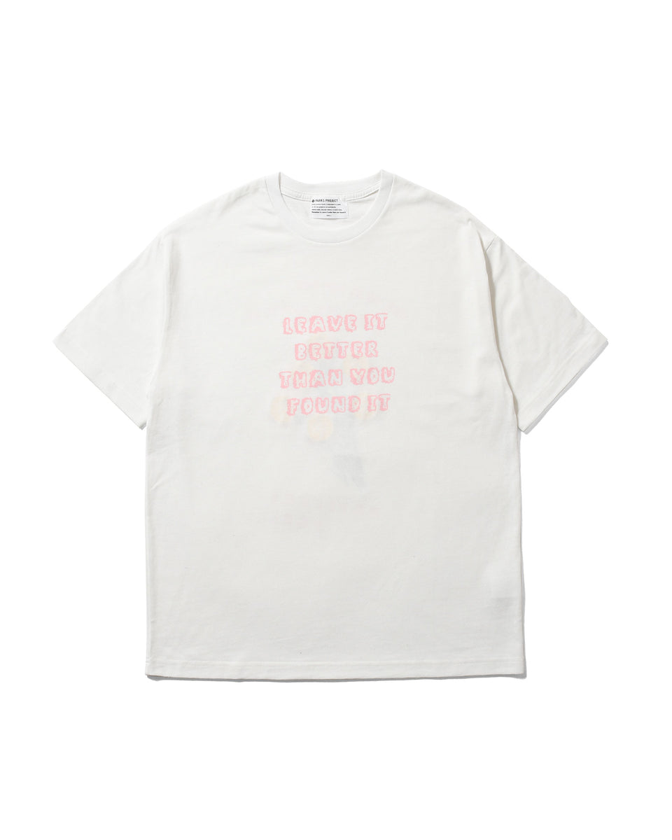 PARKS PROJECT LEAVE IT BETTER THAN YOU FOUND IT FLOWER PRINT TEE