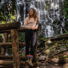 Load image into Gallery viewer, 【Women's】Smoky MTN. Haze Mini waffle tee | PP118003