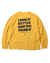 Load image into Gallery viewer, PARKS PROJECT LEAVE IT BETTER LONG SLEEVE TEE| PP22AW-005