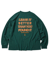 Load image into Gallery viewer, PARKS PROJECT LEAVE IT BETTER LONG SLEEVE TEE| PP22AW-005