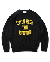 画像をギャラリービューアに読み込む, PARKS PROJECT Leave It Better Than You Found It College Logo Sweat| PP23SS-016