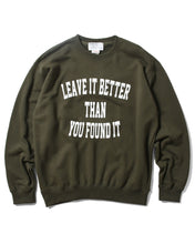 画像をギャラリービューアに読み込む, PARKS PROJECT Leave It Better Than You Found It College Logo Sweat| PP23SS-016