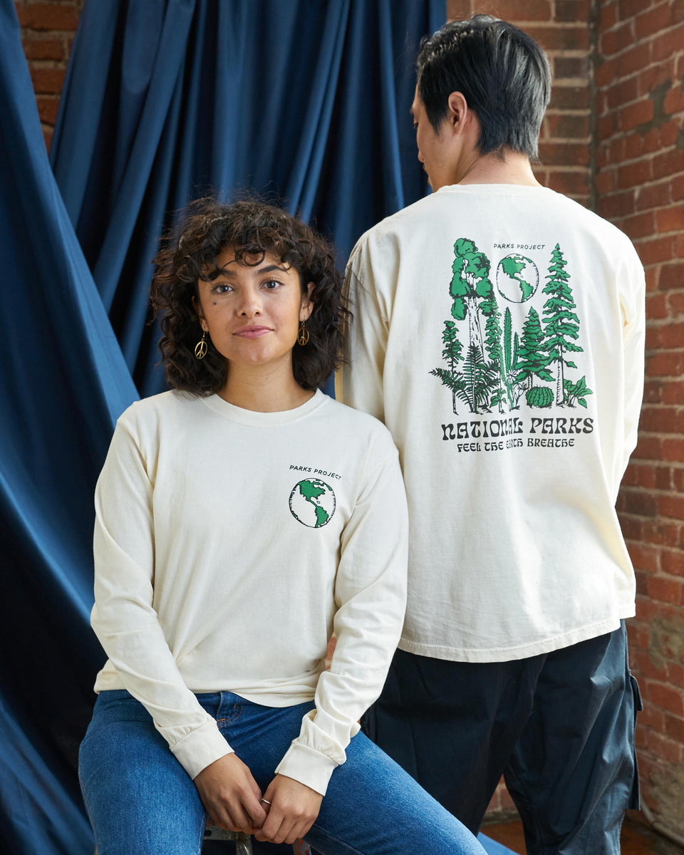 PARKS PROJECT Feel the Earth Breathe Long Sleeve Tee｜PP002013 –  parksproject.jp