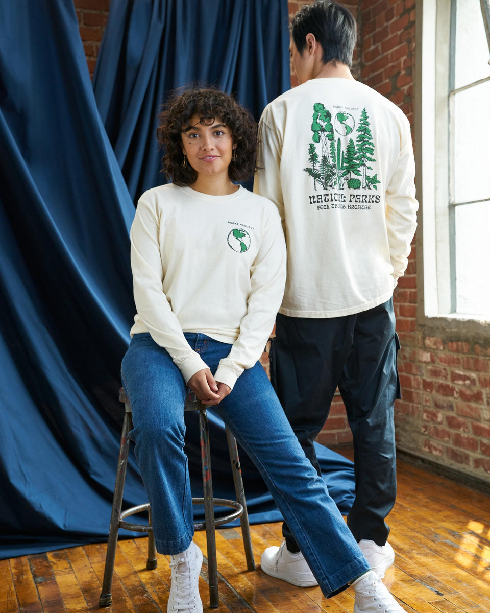 PARKS PROJECT Feel the Earth Breathe Long Sleeve Tee｜PP002013 –  parksproject.jp