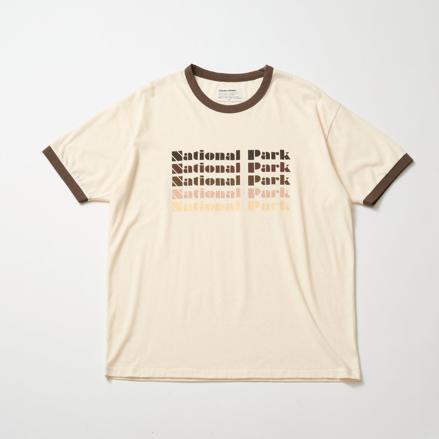 National Park Gradation Print Ringer S/S Tee | PP25SS-019