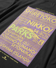 Load image into Gallery viewer, 【9/1(Fri)12:00～ 販売開始】ALL NATIONAL PARKS POSTER TEE｜PP23AW-002
