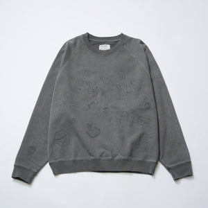 矢部ユウナ× REDFISH × PARKS PROJECT Limited Edition Graffiti Pigment Sweat｜PP24AW-YY001