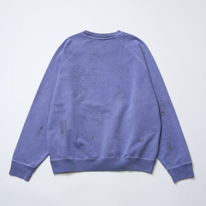 矢部ユウナ× REDFISH × PARKS PROJECT Limited Edition Graffiti Pigment Sweat｜PP24AW-YY001