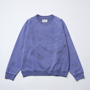 矢部ユウナ× REDFISH × PARKS PROJECT Limited Edition Graffiti Pigment Sweat｜PP24AW-YY001