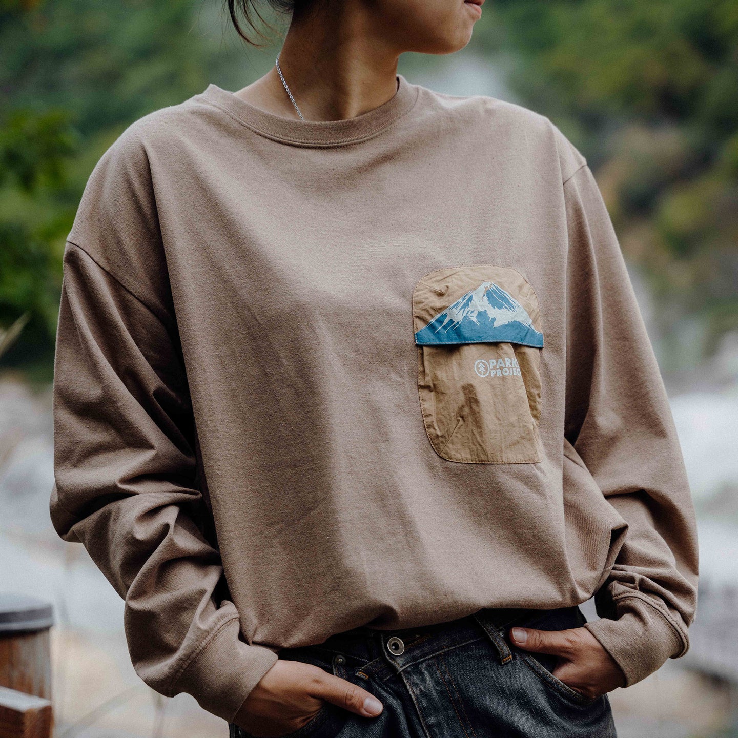 ECORICH MT.FUJI POCKET L/S TEE | PP24AW-003
