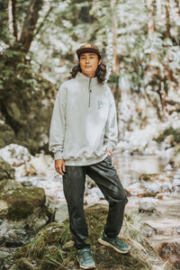 NATIONAL PARKS CHECK LIST HALF ZIP SWEAT｜PP23AW-010