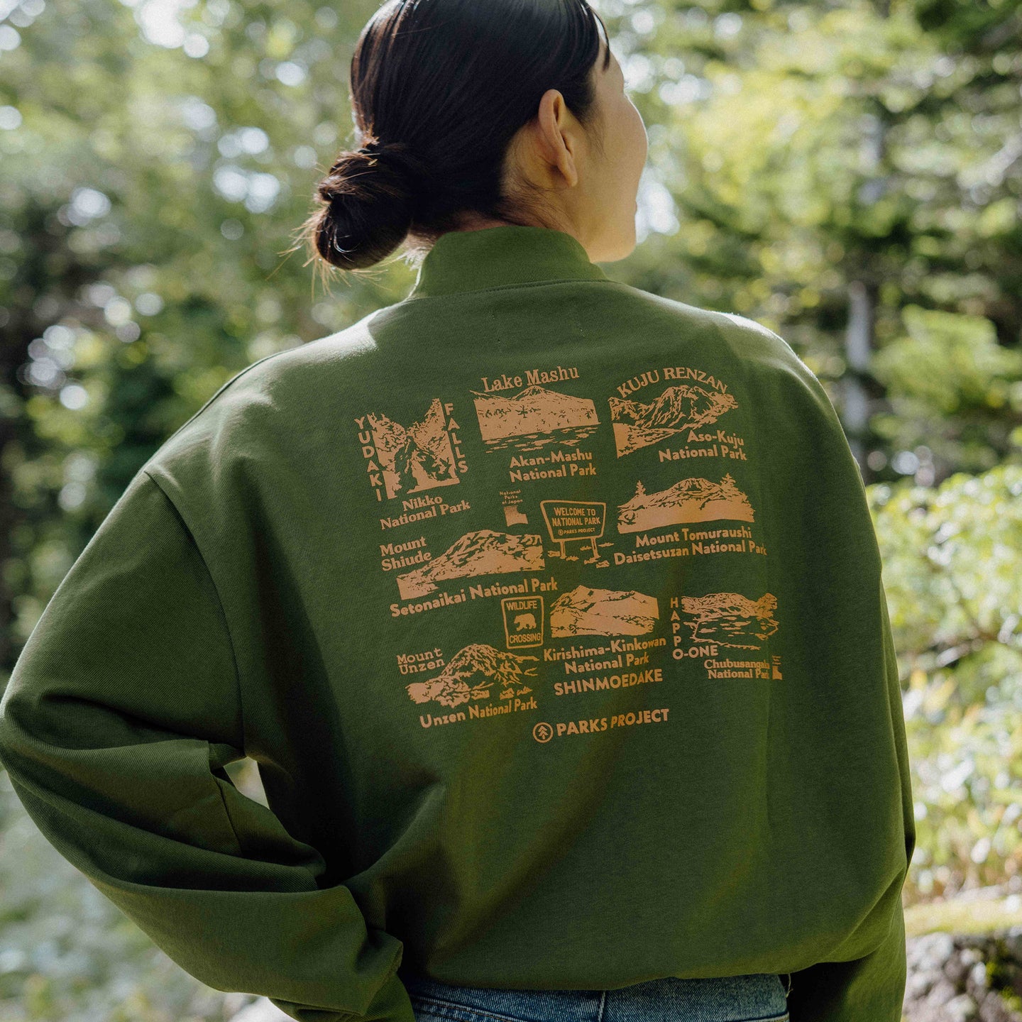 WELCOM TO NATIONAL PARKS MOCK-NECK L/S TEE | PP24AW-012