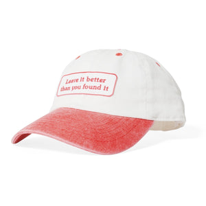 LEAVE IT BETTER THAN YOU FOUND IT WAPPEN CAP｜PP23AW-027