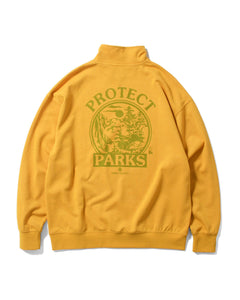 PARKS PROJECT PROTECT PARKS HALF ZIP SWEAT ｜ PP22AW-011