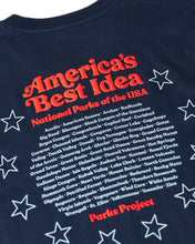 画像をギャラリービューアに読み込む, PARKS PROJECT America&#39;s Best Idea Puffy Print Tee AP001001
