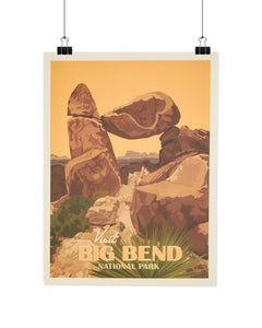 Visit Big Bend National Park Poster AXSPP040