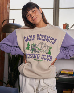 PARKS PROJECT Camp Yosemite Hiking Colorblock Crew neck Sweatshirt ｜ YS007001