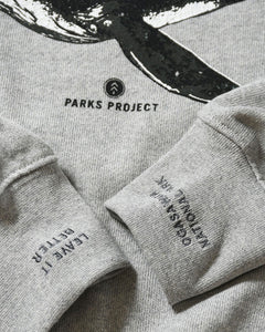 PARKS PROJECT HUMPBACK WHALE SWEAT (小笠原国立公園)  ｜ PP22AW-009