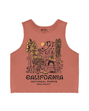 Load image into Gallery viewer, PARKS PROJECT  National Parks of California Women&#39;s Vintage Tank｜ AP103004
