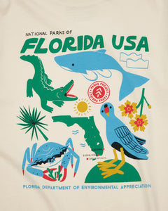 PARKS PROJECT National Parks of Florida Organic Cotton Tee｜AP001014