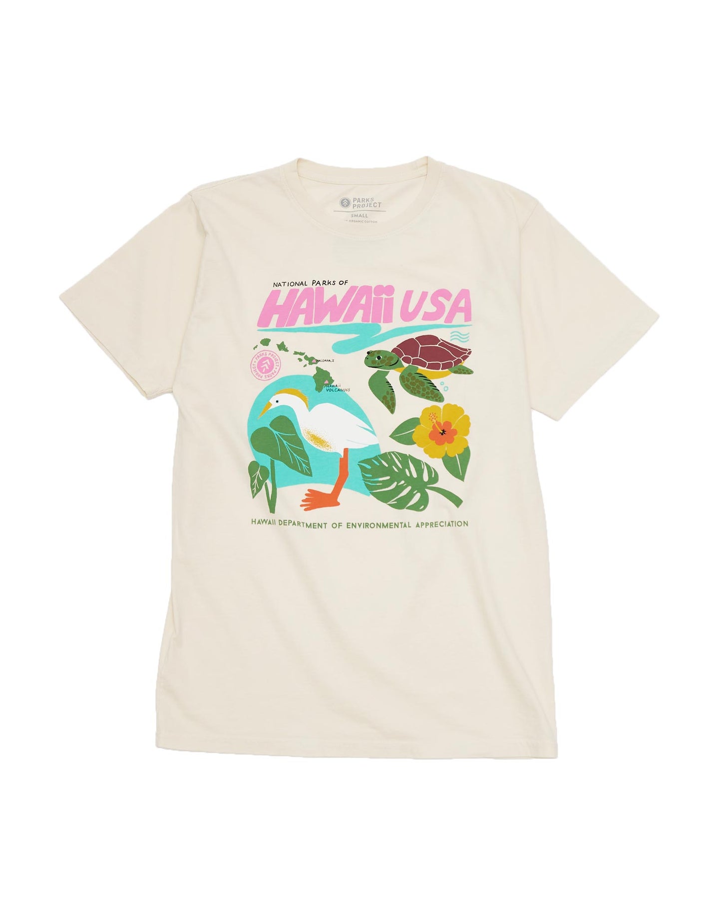 PARKS PROJECT National Parks of Hawaii Organic Cotton Tee｜AP001012