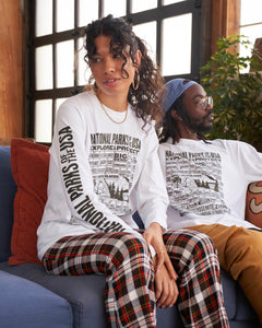 PARKS PROJECT National Parks of The USA Checklist Long Sleeve Tee ｜AP002002