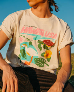 PARKS PROJECT National Parks of Hawaii Organic Cotton Tee｜AP001012