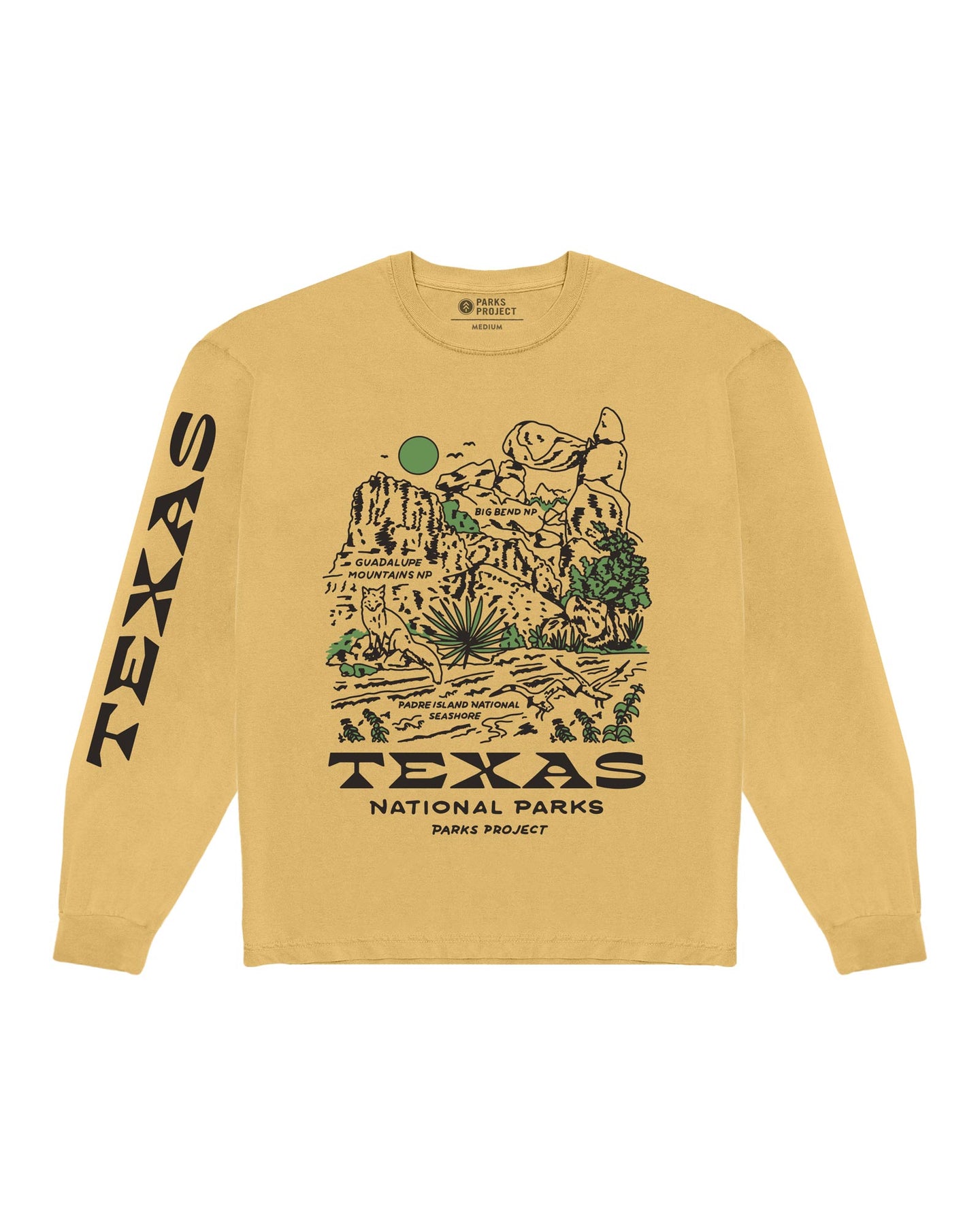 PARKS PROJECT National Parks of Texas Long Sleeve Tee ｜AP002007