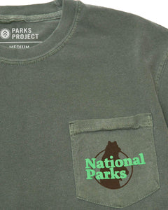 PARKS PROJECT Our National Parks Puff Print Pocket Tee｜ AP001010