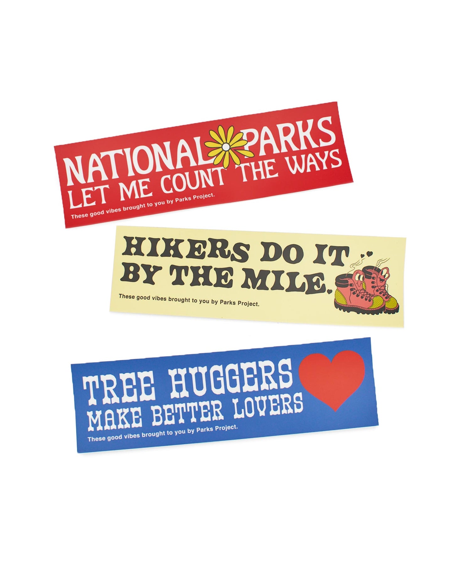 PARKS PROJECT Park Lovers Bumper Sticker 3 PACK ｜ PP404012