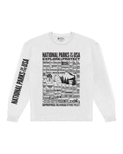 Load image into Gallery viewer, PARKS PROJECT National Parks of The USA Checklist Long Sleeve Tee ｜AP002002
