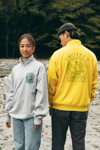 PARKS PROJECT PROTECT PARKS HALF ZIP SWEAT ｜ PP22AW-011