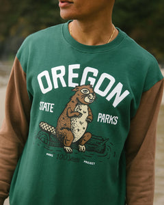 PARKS PROJECT Oregon State Parks Centennial Crewneck Sweatshirt ｜OR007001